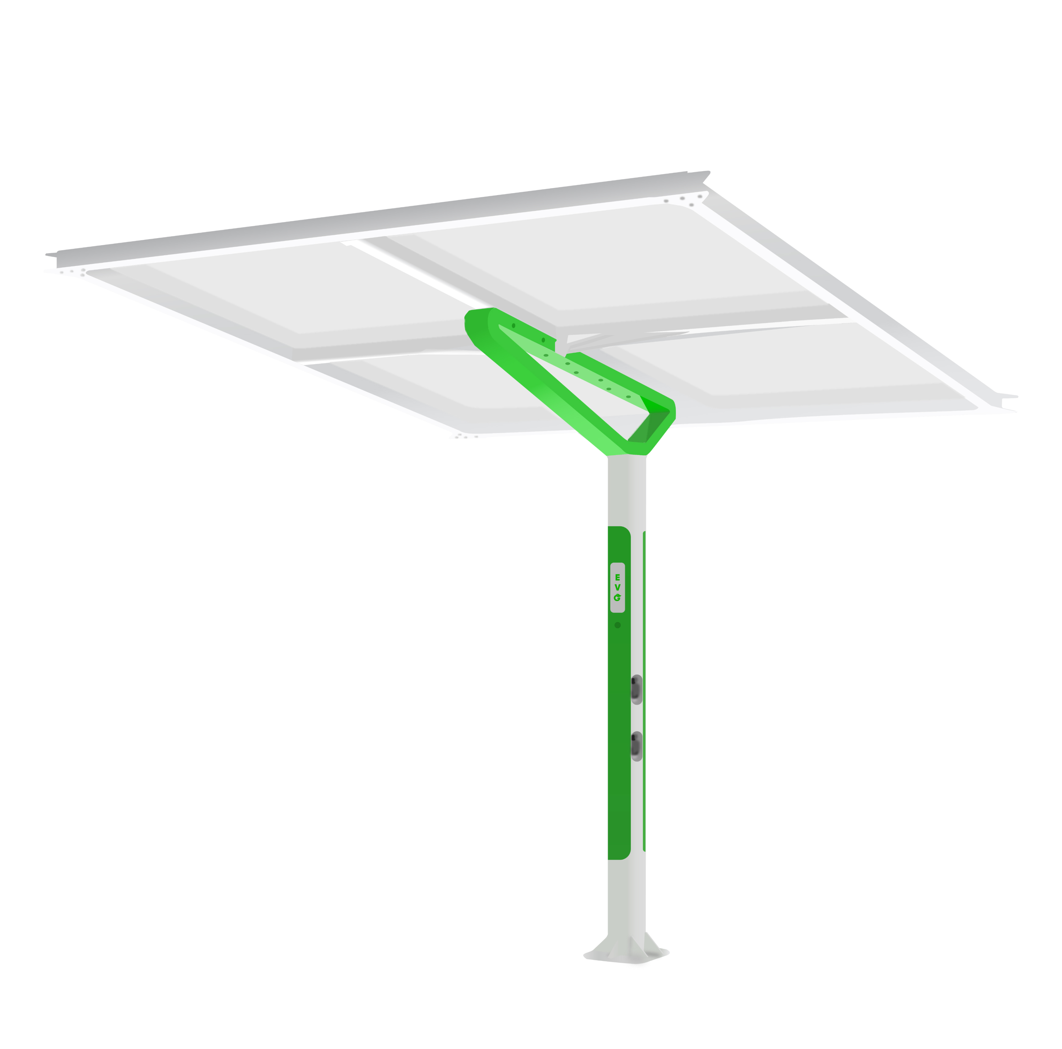 ICORP MD 006 01 - 4 cổng sạc kết hợp mái che